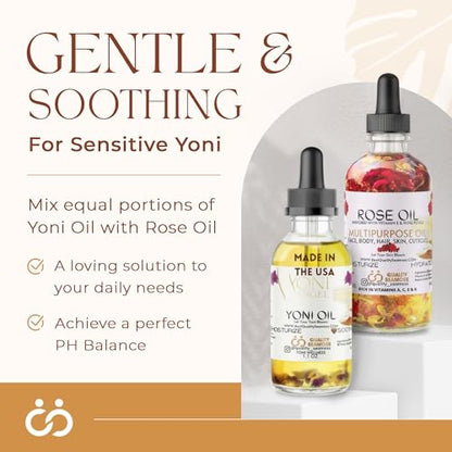 Natural Yoni Oil, Mint Fresh Feminine Care Oil, Reduces Odor, Restores pH Balance, All Natural, Herbal Yoni Quality Seamoss and Yoni OilBuy Supplements Australia