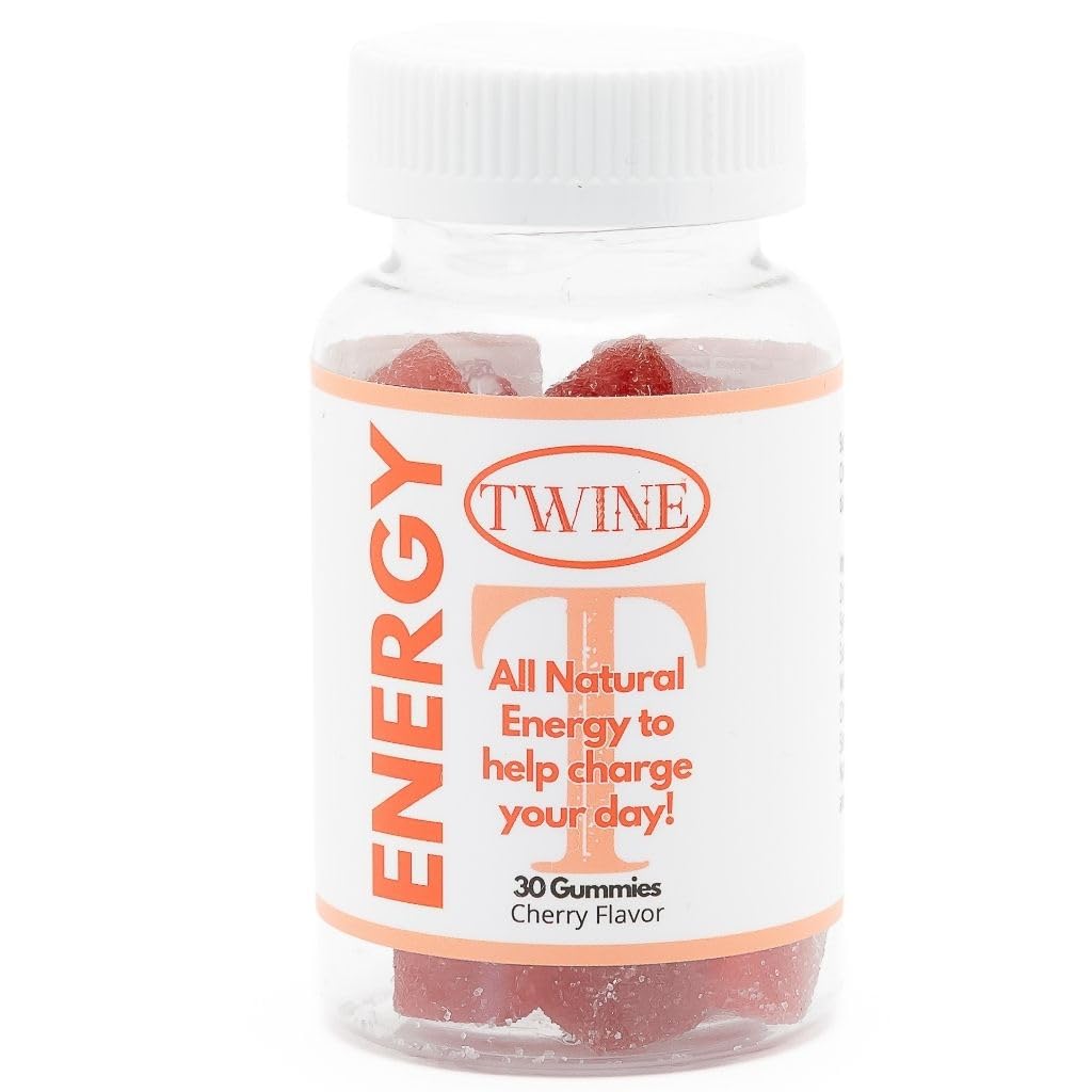 Energy Gummies with Vitamin B12, Ginseng & Ginkgo Biloba – Includes Biotin, Niacin, Taurine, Zinc, Pantothenic Acid, Vitamin C, D & B6 – 30 Count TWINEBuy Supplements Australia