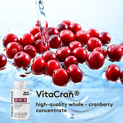 Youth & Tonic Kidney Cleanse Detox for Residual Metabolic Waste & Excess Body Water for Urinary Tract Youth & TonicBuy Supplements Australia
