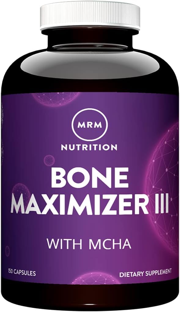 MRM Nutrition Bone Maximizer® III | with MCHA + Vitamin D3 + Vitamin K2 | Bone Health | High Potency | Key Vitamins and Minerals for Bones | 50 Servings MRMBuy Supplements Australia