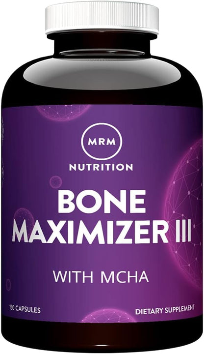 MRM Nutrition Bone Maximizer® III | with MCHA + Vitamin D3 + Vitamin K2 | Bone Health | High Potency | Key Vitamins and Minerals for Bones | 50 Servings MRMBuy Supplements Australia