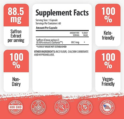 1 Body Saffron Extract 8825 – Antioxidant & Mood Support Saffron Supplement 1 BodyBuy Supplements Australia