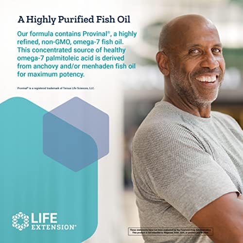 Provinal Purified Omega-7 - Daily Essential Omega 7 Fatty Acids Supplement, Palmitoleic Life ExtensionBuy Supplements Australia