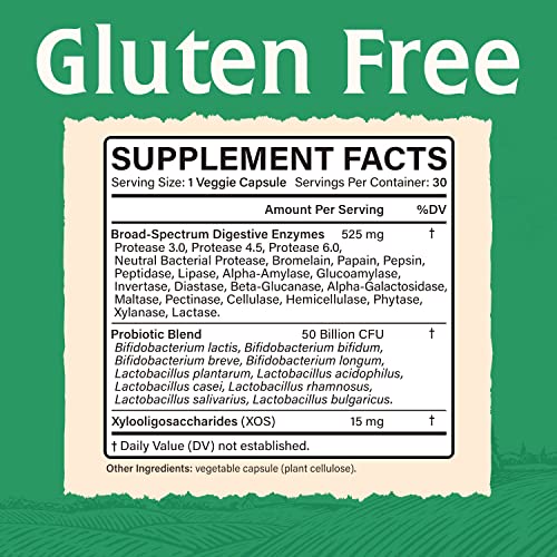 Elixeed Digestive Enzymes Plus Probiotics & Prebiotics, 22 Digestive Enzymes with Amylase ElixeedBuy Supplements Australia