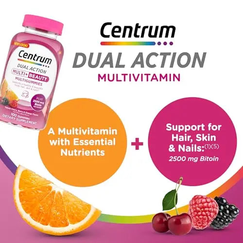 Centrum Multivitamin Gummy, 100 Count (Pack of 1) CentrumBuy Supplements Australia