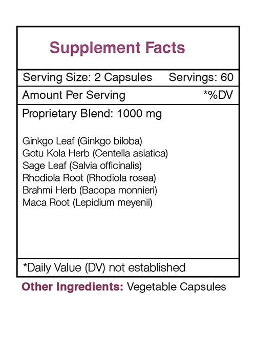 Secrets of the Tribe - Raven's Wisdom, Cognitive Health Formula, Herbal Supplement Blend (120 Capsules) Secrets of the TribeBuy Supplements Australia