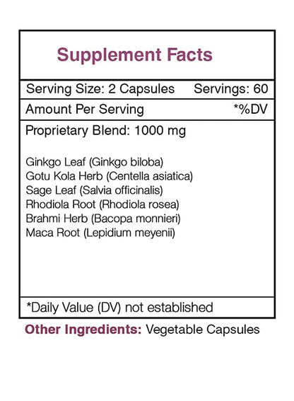 Secrets of the Tribe - Raven's Wisdom, Cognitive Health Formula, Herbal Supplement Blend (120 Capsules) Secrets of the TribeBuy Supplements Australia