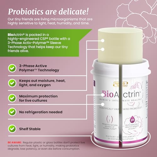 Bioactrin Vaginal Probiotics for Women - Formulated Bacterial Vaginosis Treatment, Yeast Infection SIGNIFY NATUREBuy Supplements Australia