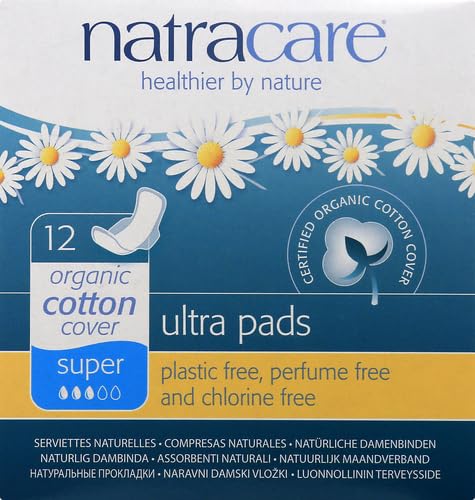 Natracare Pads Ultra Super Wings, 12 ct NATRACAREBuy Supplements Australia