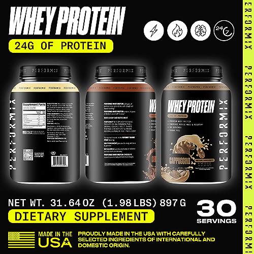 PERFORMIX - Whey Protein Isolate Blend - 24g of Protein - 5.4g of BCAAs - 110 Calories PERFORMIXBuy Supplements Australia