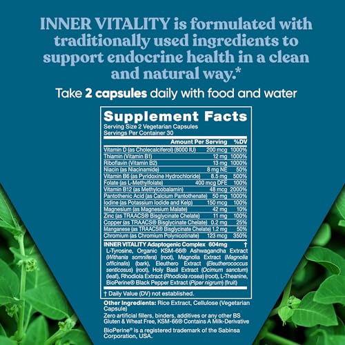 Eu Natural Vitality Cortisol Manager – Fight Fatigue, Feel Calm & Balanced – Healthy Cortisol Eu NaturalBuy Supplements Australia