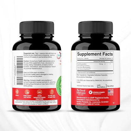 Sandhu's Uripac 35 Vegetarian Capsules with 9X High Strength 240mg Cranberry Sandhu'sBuy Supplements Australia