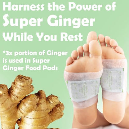 Dr. Entre's Super Ginger Foot Pads: Premium Effective Foot Pads to Feel Better, Sleep Better EntreFeetBuy Supplements Australia