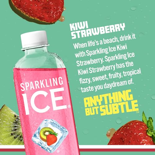 Sparkling Ice, Kiwi Strawberry Sparkling Water, Zero Sugar Flavored Water, with Antioxidant Sparkling ICEBuy Supplements Australia