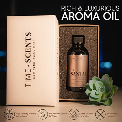 Essential Oil Blend Diffuser Oil – Santal Essential Oil, Hotel Inspired Home fragrance oil for diffuser Time ScentsBuy Supplements Australia