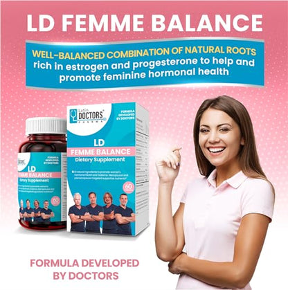 Latin Doctors Femme Balance Supplement, Supports Hormone Balance, Menopausal & Premenopausal LATIN DOCTORS PHARMABuy Supplements Australia