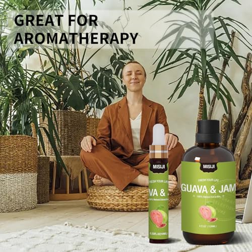 Essential Oils-MISIJI Guava & Jam Fragrance Essential Oils for Diffuser for Home 4FL.OZ Plus 0.33 MISIJIBuy Supplements Australia