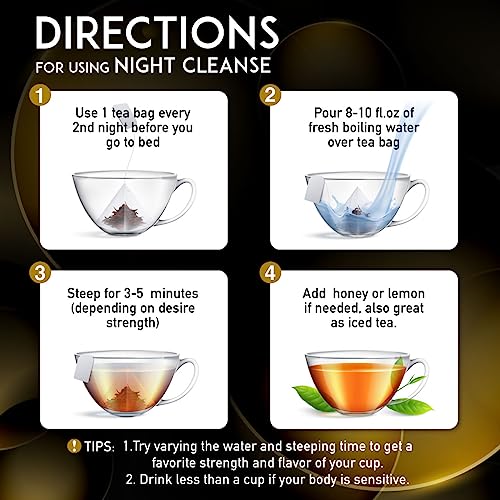 EVERLONG Detox Tea 28 Day Morning Boost Tea and Night Cleanse Tea, Burn Fat and Boost EVERLONGBuy Supplements Australia
