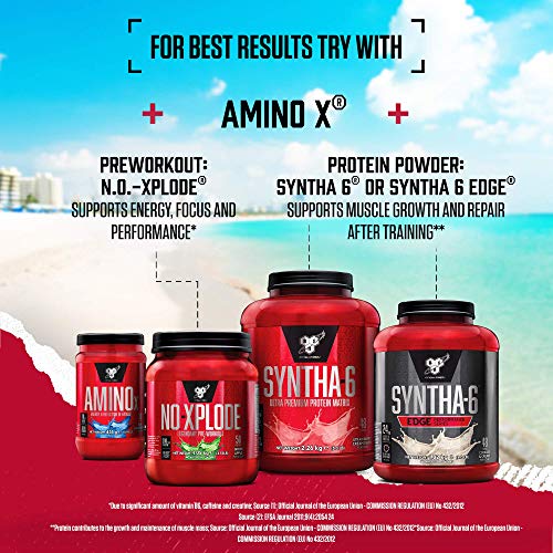 BSN Nutrition Amino X Supplement with Vitamin D, Vitamin B6 and Amino Acids, Green BSNBuy Supplements Australia