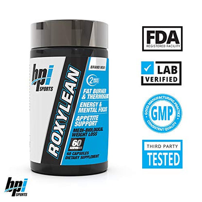BPI Sports -Roxylean Extreme Fat Burner & Weight Loss Supplement, 60Count BPI SportsBuy Supplements Australia