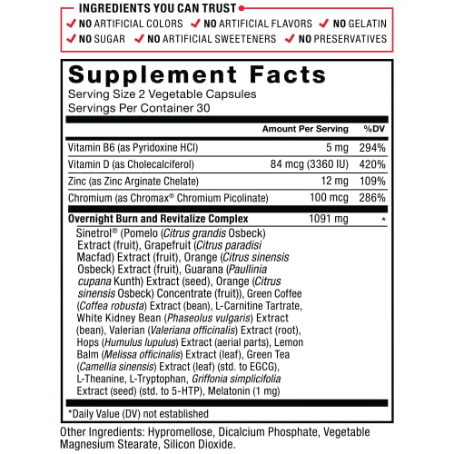 Force Factor LeanFire PM Weight Loss Pills for Women & Men, Fat Burner & Overnight Force FactorBuy Supplements Australia