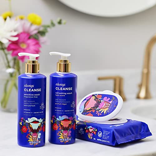 Always Cleanse Feminine Intimate Wash For Women, Ph Balanced For Sensitive Skin, Fragrance-Free AlwaysBuy Supplements Australia
