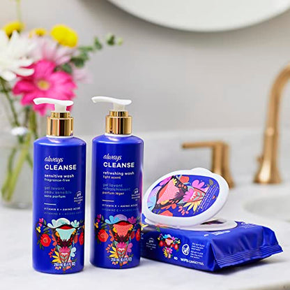 Always Cleanse Feminine Intimate Wash For Women, Ph Balanced For Sensitive Skin, Fragrance-Free AlwaysBuy Supplements Australia