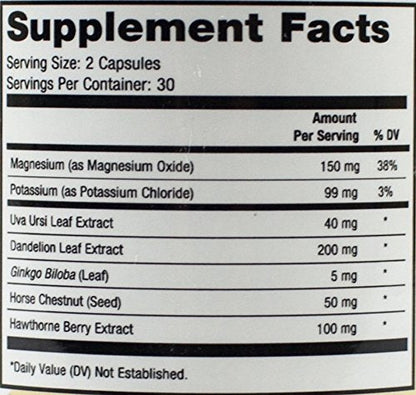 Capisette Water Retention Support - Reduces Swollen Feet, Ankles, and Legs - Reduce Progressive HealthBuy Supplements Australia