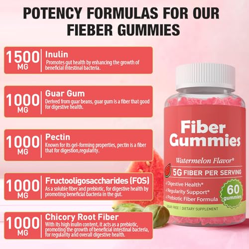 Fiber Gummies for Adults-Probiotic & Prebiotic Fiber Gummies for Men & Women HerodianowBuy Supplements Australia