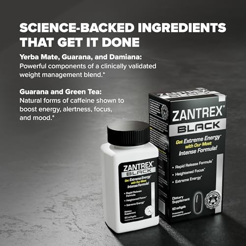 Zantrex Black – Energizing Weight Management Supplement Pills – Clinically Validated ZantrexBuy Supplements Australia