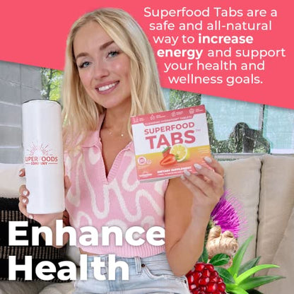 Superfood Tabs Detox Cleanse Drink - Fizzy Nutrition Supplement for Women and Men skinnytabsBuy Supplements Australia