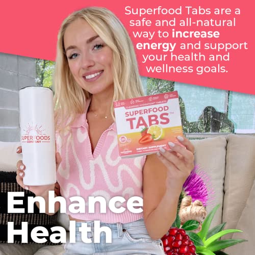 Superfood Tabs Detox Cleanse Drink - Fizzy Nutrition Supplement for Women and Men skinnytabsBuy Supplements Australia