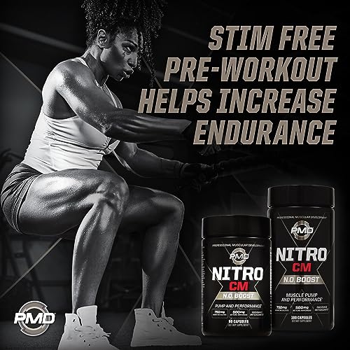 PMD Sports Nitro cm - Nitric Oxide with Agmatine Pre Workout Supplement - Muscle PMDBuy Supplements Australia