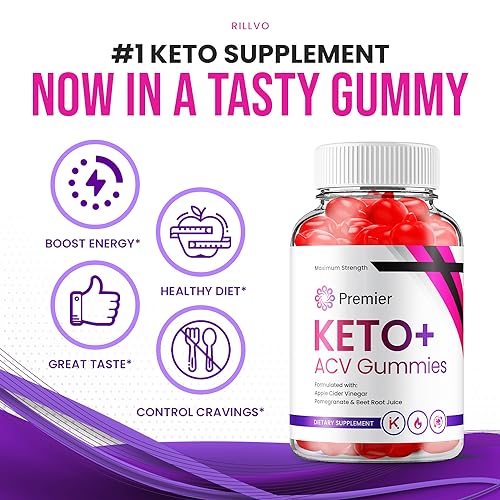 Rillvo (3 Pack) Premier Keto ACV Gummies - Official - Keto Premiere ACV Advanced Formula RillvoBuy Supplements Australia