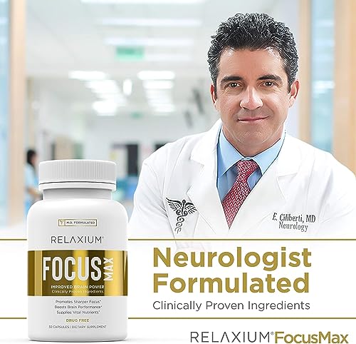 Relaxium FocusMax, Brain & Focus Health Supplement, Proven Concentration RelaxiumBuy Supplements Australia