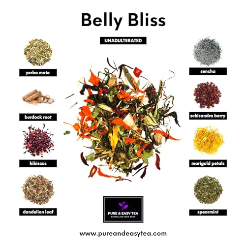 Pure And Easy Tea, Belly Bliss, Cleanse & Detox Tea, Supports Healthy Weight, Helps Reduc Pure And Easy TeaBuy Supplements Australia