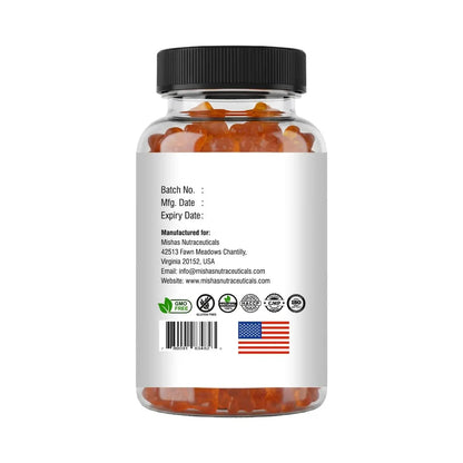 Mishas Nutraceuticals Kids Multivitamin Gummies with Omega 3 Fish Oil (EPA/DHA), Vitamin D3, C, B12, B6, Vitamin A, K & Zinc Immune Support MishasBuy Supplements Australia