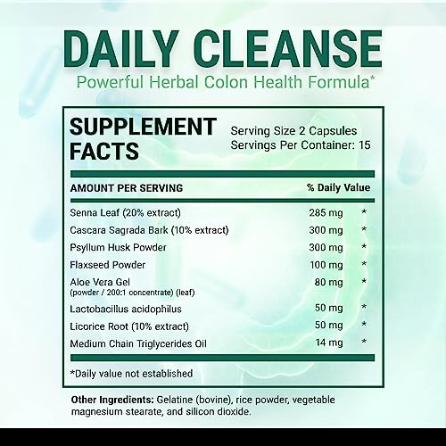 IVL - Daily Cleanse Herbal Colon Health Formula - Detoxification, Probiotic, Digestive Support IVLBuy Supplements Australia