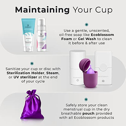 CareCup Menstrual Cups - Set of 2 Reusable Period Cups - Premium Design with Soft CarecupBuy Supplements Australia