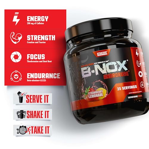 Betancourt Nutrition B-Nox Androrush Pre Workout with Creatine Blend | BCAAs & Beta Betancourt NutritionBuy Supplements Australia
