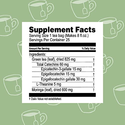 Hyleys Tea Moringa Oleifera with Mango Flavor - 25 Tea Bags (Miracle Tree Tea) HYLEYSBuy Supplements Australia