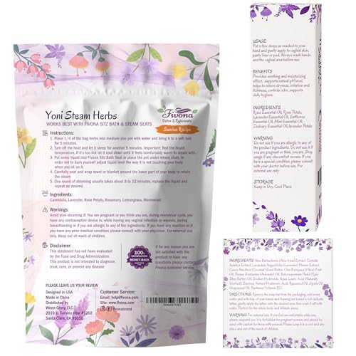 FIVONA Yoni Care Kit 4 in 1 - pH Balanced Natural Yoni Oil, Herbal Bar Soap for Feminine V Wash, Detox FIVONABuy Supplements Australia