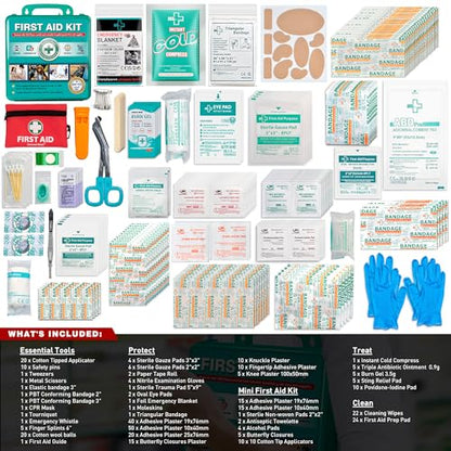 General Medi 360 Pieces Hardcase First Aid Kit - Comprehensive Large First Aid Box General MediBuy Supplements Australia
