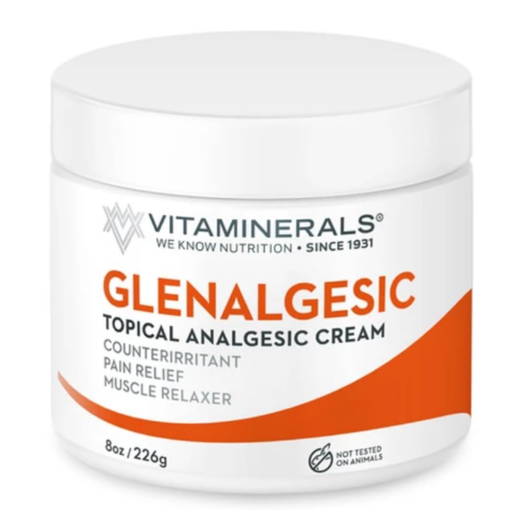 Vitaminerals 171 Glenalgesic® Pain Support Analgesic Balm, Muscle & Joint | Maximum Strength | Menthol | Camphor (8 oz) VitamineralsBuy Supplements Australia