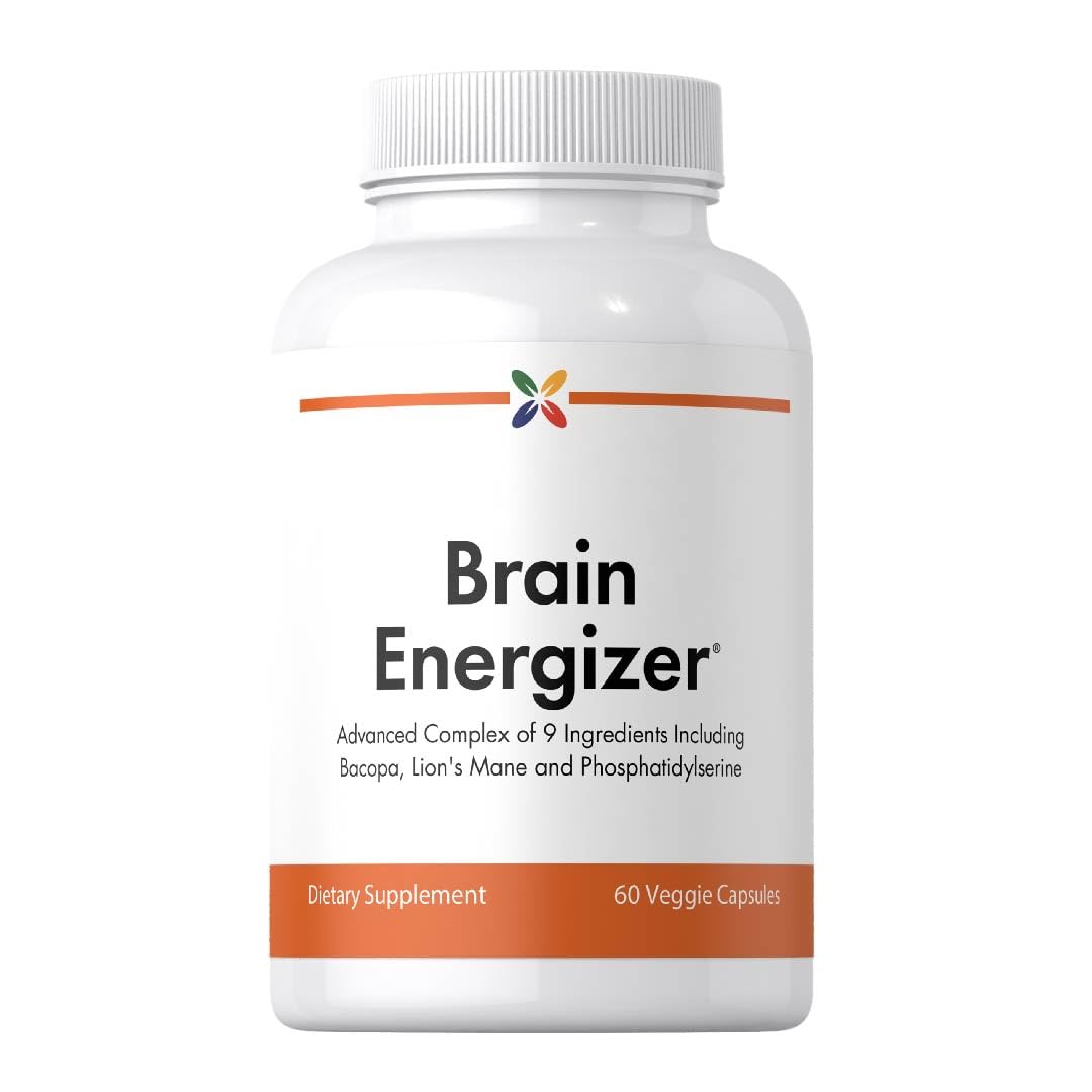 Stop Aging Now - Brain Supplement Complex - with Ginkgo Biloba, Lion's Mane, Bacopa, and DMAE - 60 Vegetarian Capsules - Advanced Blend Stop Aging NowBuy Supplements Australia