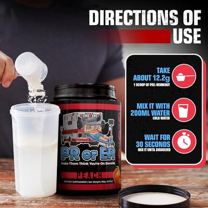 PR or ER Pre Workout Powder for Men and Women, Pre-Workout Energy Supplement PR or ERBuy Supplements Australia