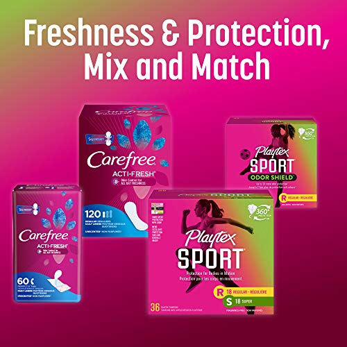 Playtex Sport Tampons, Multipack (24ct Regular/24ct Super Absorbency) PLAYTEXBuy Supplements Australia