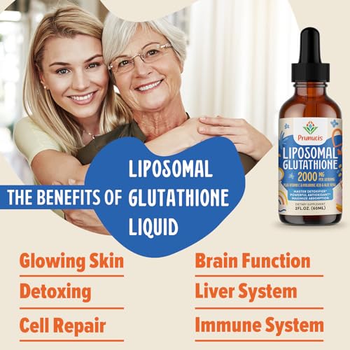 2000MG Liposomal Glutathione Liquid, 98% Absorption, Glutathione Liquid Supplement PrunucisBuy Supplements Australia